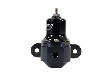 Hi-Cap Universal Adjustable Fuel Pressure Regulator Inlet 2 x -6AN (9/16-18) Outlet -6AN Gauge Port 1/8 Inch NPT Black AEM Electronics-2