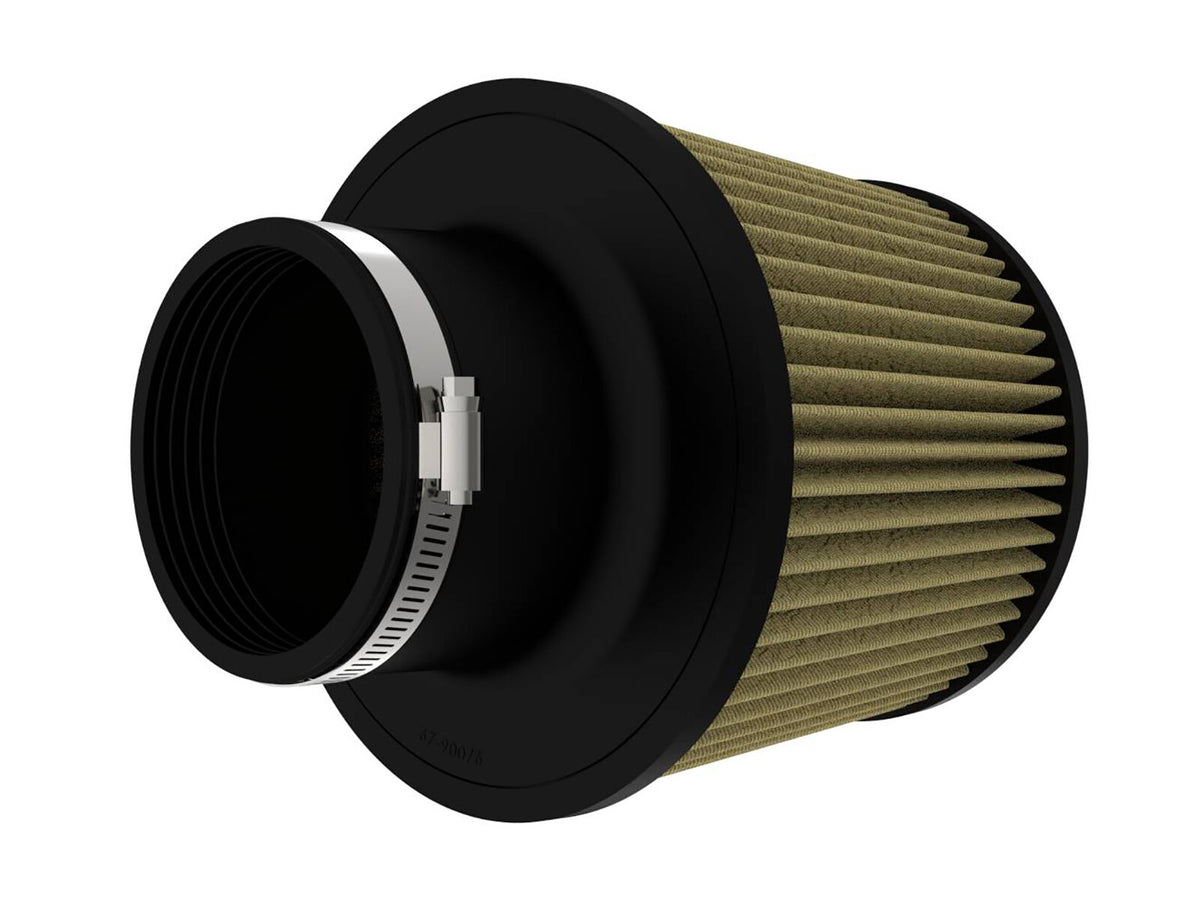 Magnum Flow Universal Clamp-On Air Filter w/ Pro Guard 7 Media 4 Inch F X 8 Inch B X 7 Inch T X 7 Inch H aFe Power-1