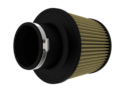 Magnum Flow Universal Clamp-On Air Filter w/ Pro Guard 7 Media 4 Inch F X 8 Inch B X 7 Inch T X 7 Inch H aFe Power-1