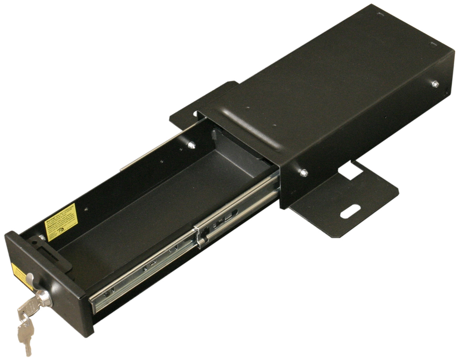Front Driver Side Underseat Drawer - 97-02 Wrangjer TJ w/ Flip Seat Black Products Tuffy Security-3