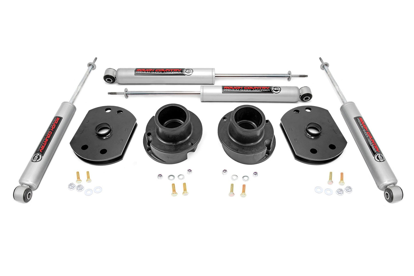 2.5 Inch Lift Kit | N3 Shocks | Ram 2500 4WD (2014-2024) Rough Country