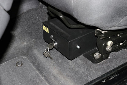Front Driver Side Underseat Drawer - 03-06 Wrangjer TJ w/ Flip Seat Black Products Tuffy Security