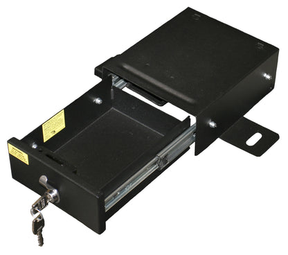 Front Driver Side Underseat Drawer - 03-06 Wrangjer TJ w/ Flip Seat Black Products Tuffy Security-5
