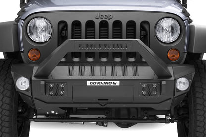 Trailline 30 Light Mount Bar Textured Black 2007-2026 Jeep Wrangler JK/JL 2020-2025 Jeep Gladiator Go Rhino-5