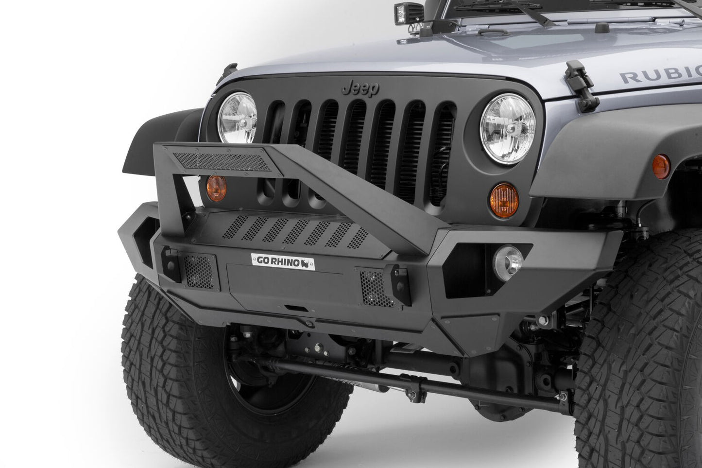 Trailline 30 Light Mount Bar Textured Black 2007-2026 Jeep Wrangler JK/JL 2020-2025 Jeep Gladiator Go Rhino-6
