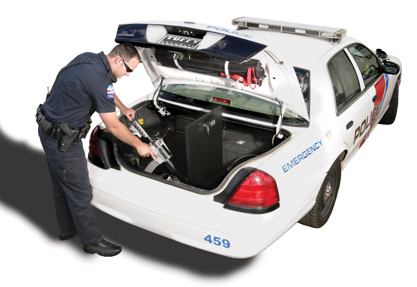 Tactical Lockbox Universal 36 x 20 x 9 Inch Width Orientation Black Products Tuffy Security