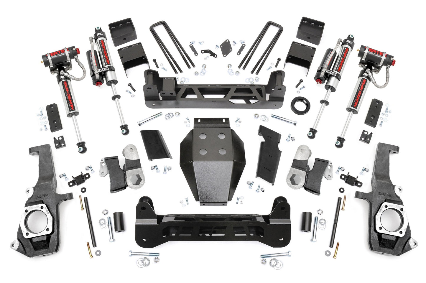 Rough Country 7.5 Inch GM NTD Suspension Lift Kit Vertex (11-19 2500HD/3500HD) Rough Country