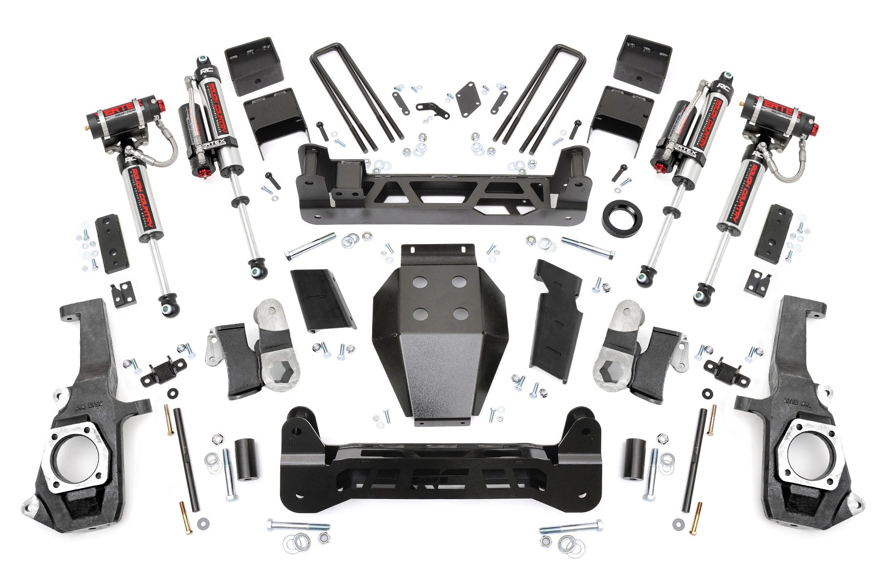 Rough Country 7.5 Inch GM NTD Suspension Lift Kit Vertex (11-19 2500HD/3500HD) Rough Country