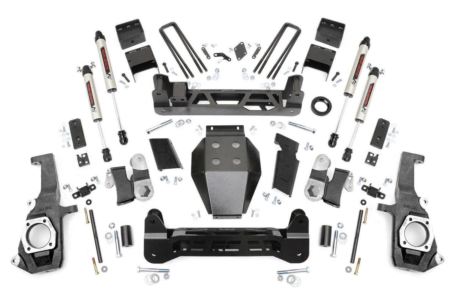 Rough Country 7.5 Inch GM NTD Suspension Lift Kit/V2 (11-19 2500HD/3500HD) Rough Country