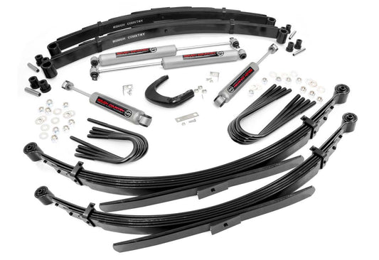4 Inch Lift Kit 56 Inch RR Springs Chevy/GMC 3/4-Ton Suburban/C25/K25 Truck (77-87) Rough Country