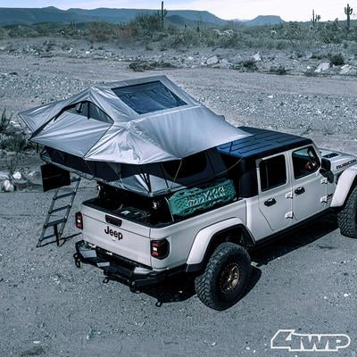 Gen2 Overlander Tent Open Size 95 Inch W x 56 Inch L x 51 Inch H Sleeps 2-3 Full Bed Size Smittybilt-1
