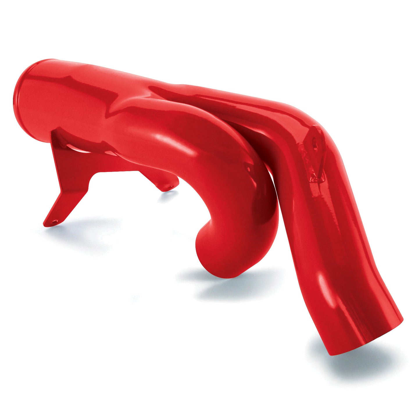 Intercooler Upgrade, Includes Boost Tubes (red powder-coated) for 1994-1997 Ford F250/F350 7.3L Stroke Banks Power-1