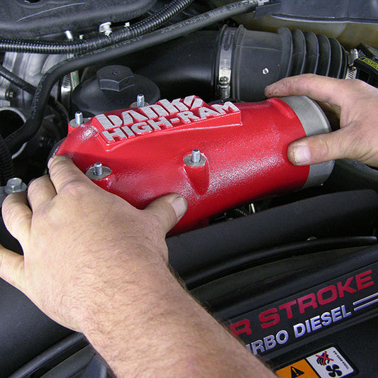 Intercooler System 03-04 Ford 6.0L F250/F350/F450 W/High-Ram and Boost Tubes Banks Power-1