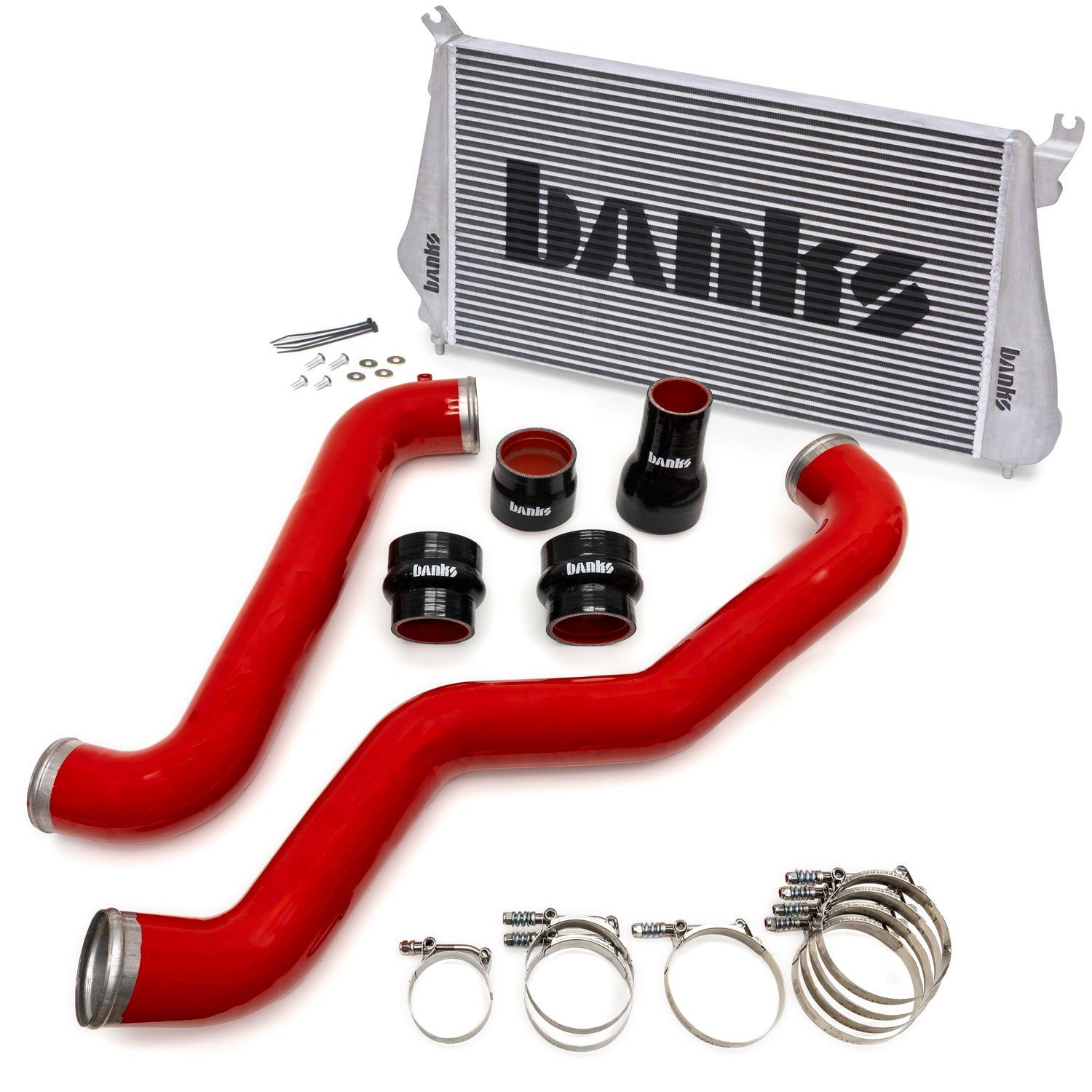 Intercooler System W/Boost Tubes 12-16 Chevy 6.6L Duramax Banks Power-1