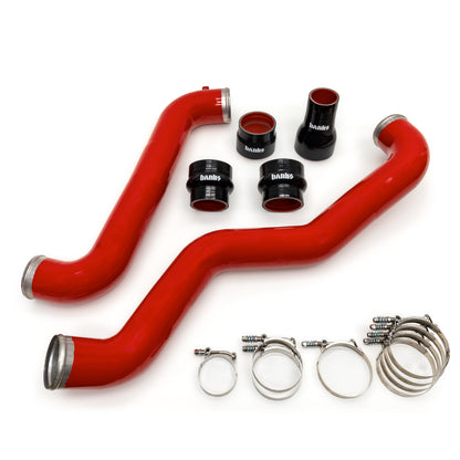Boost Tube Upgrade Kit 2012-2016 Chevy/GMC 6.6L Duramax LML (Red) Banks Power-1