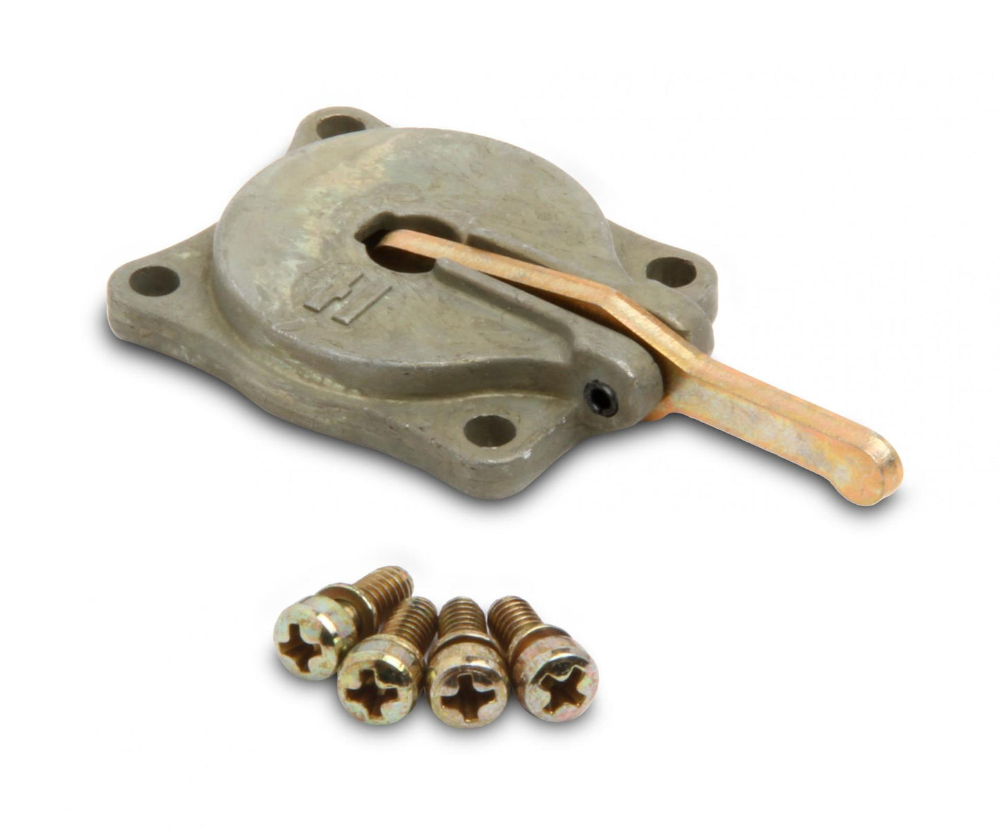 Accelerator Pump Cover 30cc W/ Lever and Screws Holley-1