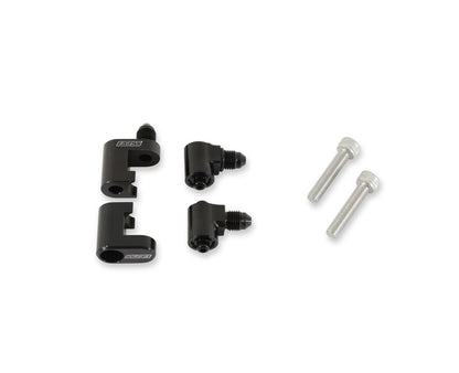LS Steam Tube Kit W/speed Flex LS Steam Tube Kit with Braided Stainless Speed-Seal Hose, Zinc Plated Steel Hose Ends, and Adjustable Steam Vent Adapters for the Front Outlets on the Engine Holley-3