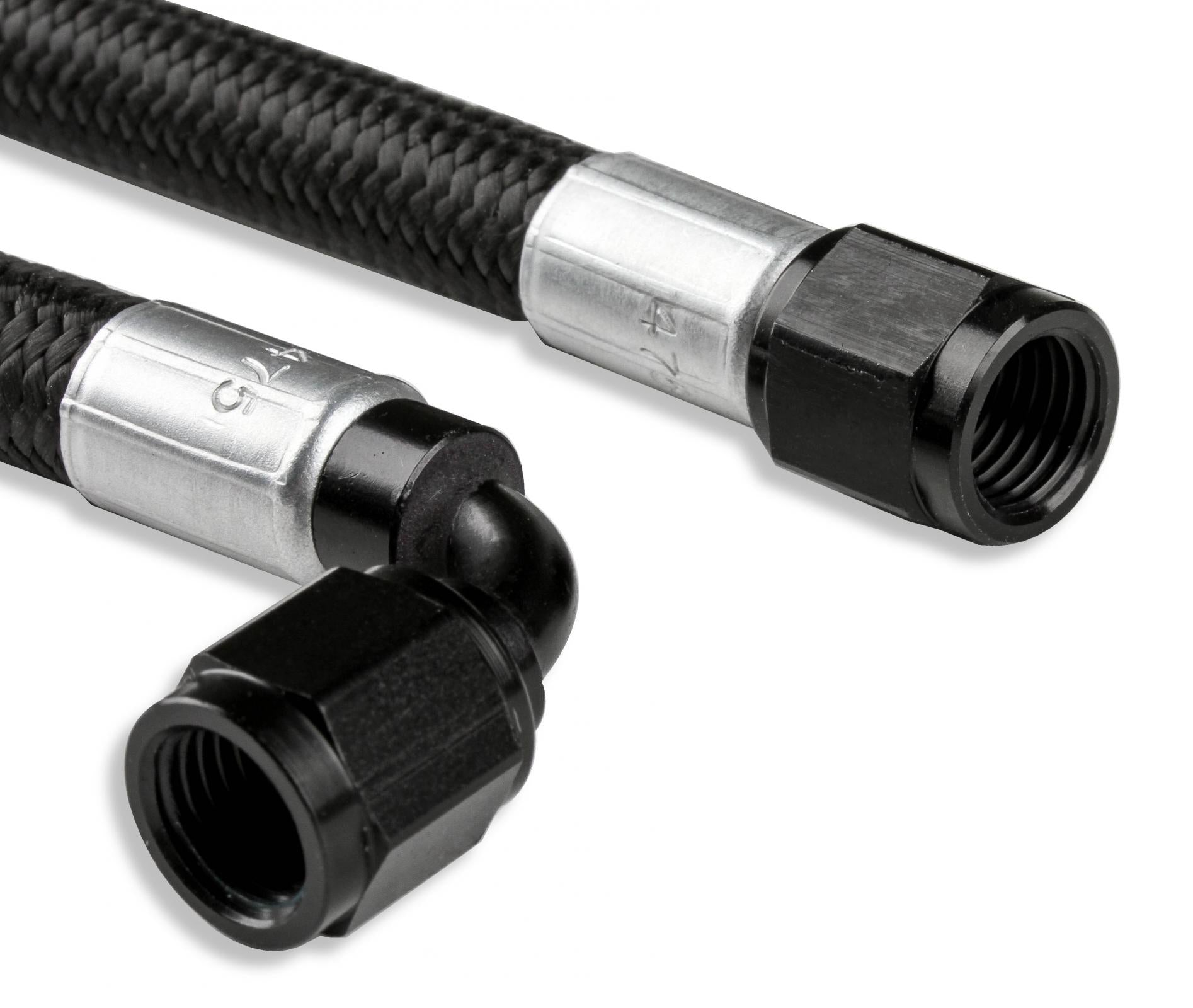 LS Steam Tube Kit W/ Black Pro-Lite 350 Hose GM LS Steam Tube Kit W/Black Pro-Lite 350 Hose Fits Most Engines W/ Hi-Ram Intake Manifold & Other Intakes W/ Room Underneath for the Earls Billet Swivel Adapters and an Hose Holley-1