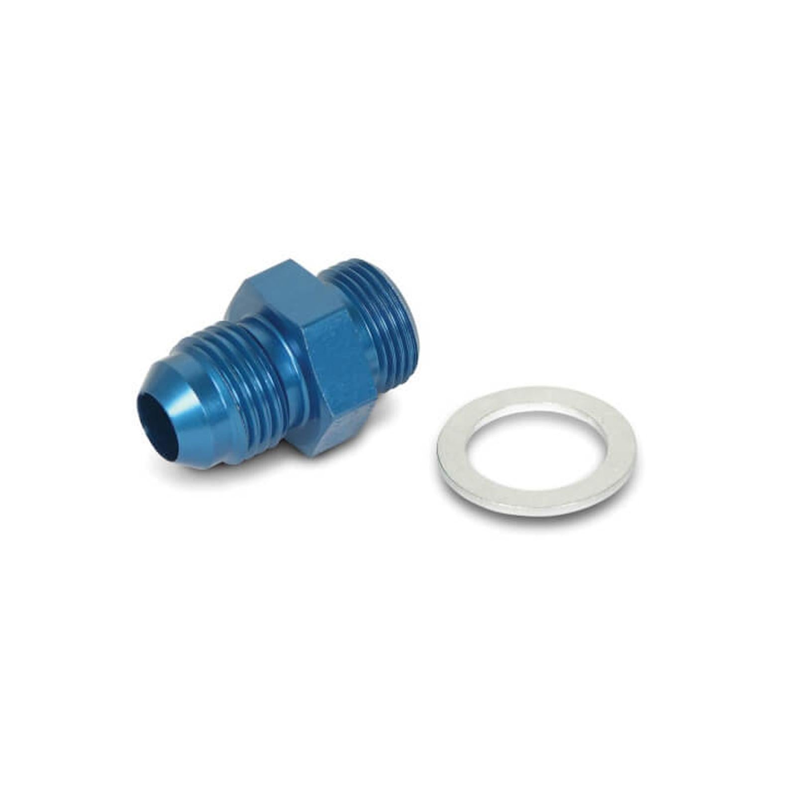 Fuel Inlet Fitting Side Hung Bowl Size 9/16-24 to -6 an Holley