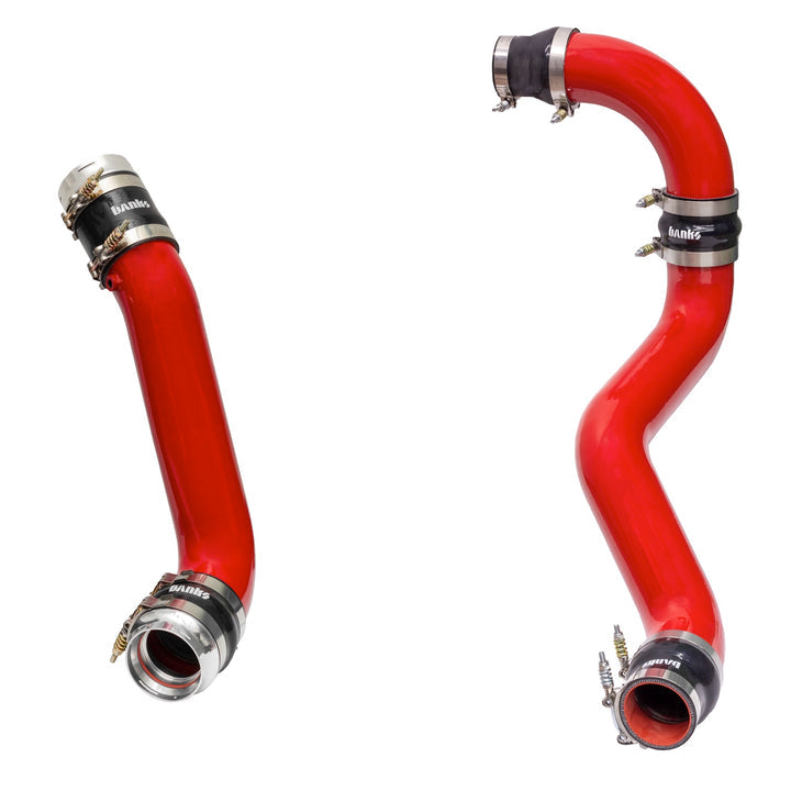 Boost Tube Upgrade Kit Fits 20-26 Chevy/GMC 2500/3500 6.6L Duramax, L5P Red Powdercoat Banks Power
