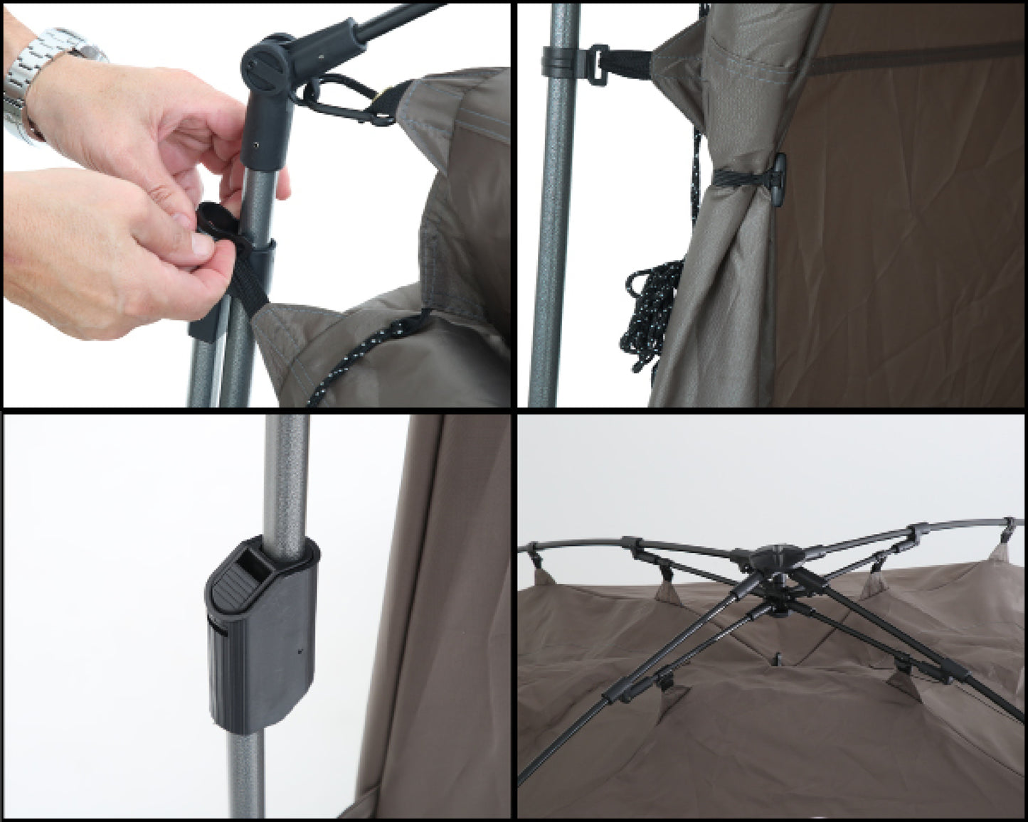 OVS Instant Portable Pop Up Shower Tent With Storage Bag Overland Vehicle Systems-6