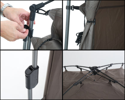 OVS Instant Portable Pop Up Shower Tent With Storage Bag Overland Vehicle Systems-6