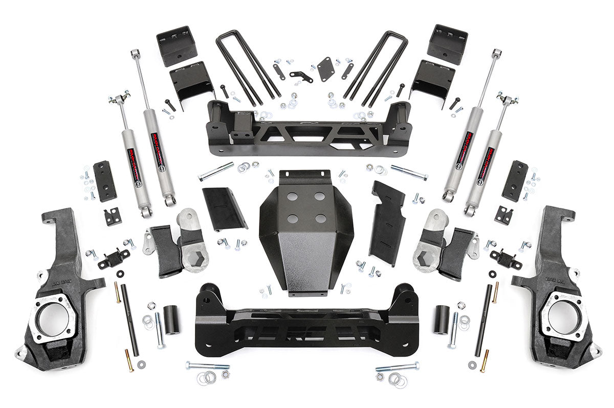 Rough Country 5.0 Inch GM NTD Suspension Lift Kit (11-19 2500HD/3500HD) Rough Country