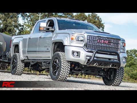 Rough Country 5.0 Inch GM NTD Suspension Lift Kit Vertex (11-19 2500HD/3500HD) Rough Country