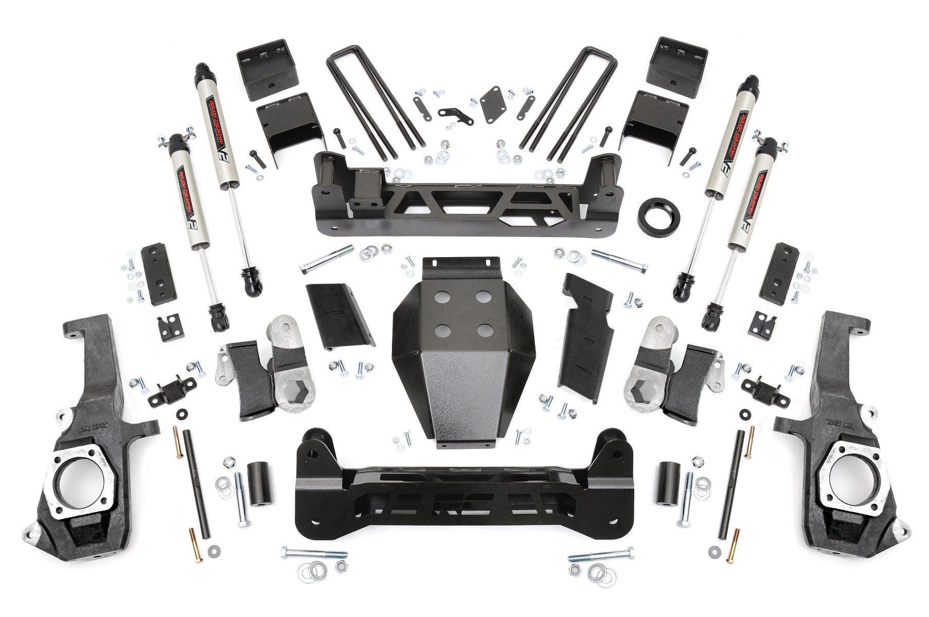 Rough Country 5.0 Inch GM NTD Suspension Lift Kit/V2 (11-19 2500HD/3500HD) Rough Country