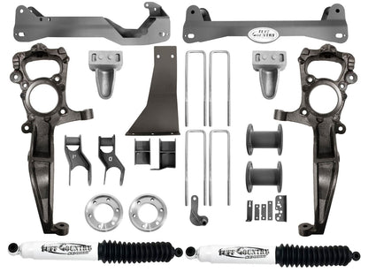 2009-2014 Ford F-150 4WD 6 Inch Suspension Lift Kit - Includes Shocks Tuff Country