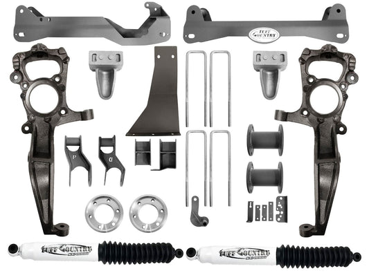 2009-2014 Ford F-150 4WD 6 Inch Suspension Lift Kit - Includes Shocks Tuff Country
