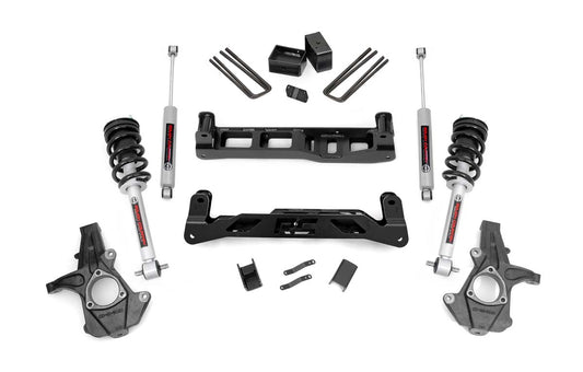 5 Inch Suspension Lift Kit Lifted Struts w/N3 Shocks & Struts 07-13 Silverado/Sierra 1500 Rough Country