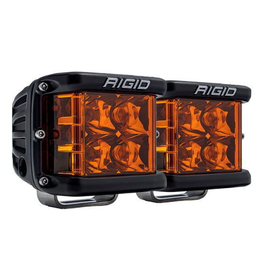 Rigid Industries D-SS Spot with Amber PRO Lens Pair Rigid Industries