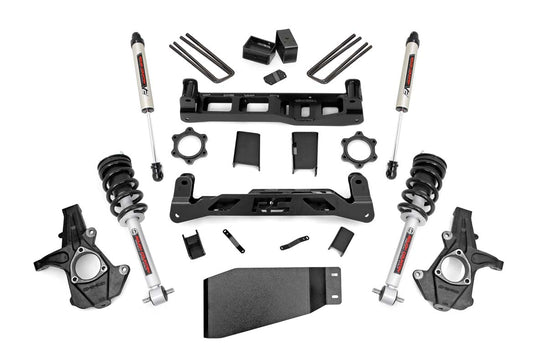 Rough Country 5 Inch Suspension Lift Kit w/V2 Shocks & Struts 07-13 Silverado/Sierra 1500 Rough Country