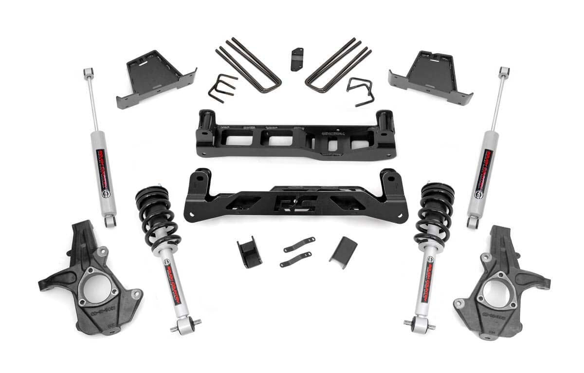 7.5 Inch Suspension Lift Kit w/N3 Shocks 07-13 Silverado/Sierra 1500 Rough Country