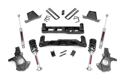 7.5 Inch Suspension Lift Kit w/N3 Shocks 07-13 Silverado/Sierra 1500 Rough Country