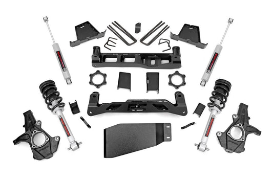 Rough Country 7.5 Inch Suspension Lift Kit Lifted Struts 07-13 Silverado/Sierra 1500 Rough Country