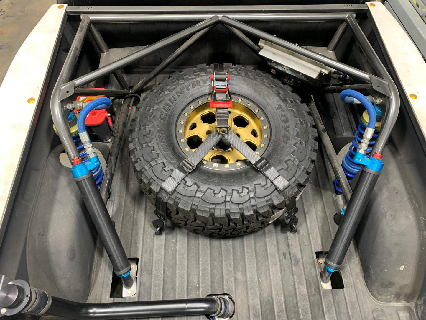 2 Inch HD 3-Point Spare Tire Tie-Down with Swivel Hooks SpeedStrap-3