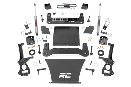 6 Inch Lift Kit Mono Leaf Rear N3 GMC Sierra 1500 2WD/4WD (2019-2024) Rough Country