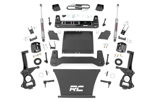 6 Inch Lift Kit Mono Leaf Rear N3 GMC Sierra 1500 2WD/4WD (2019-2024) Rough Country
