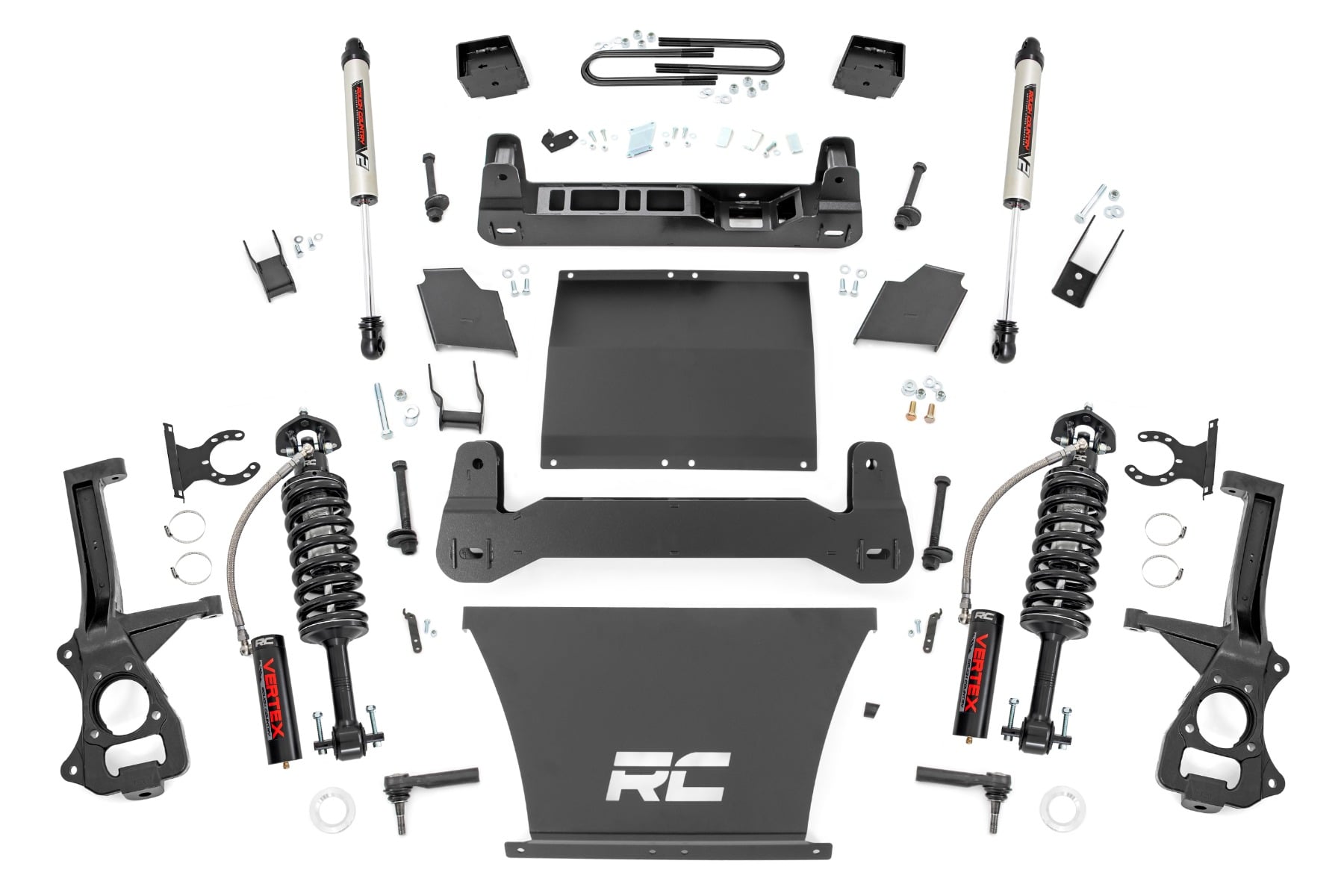 6 Inch Lift Kit Mono Leaf Rear Vertex/V2 GMC Sierra 1500 2WD/4WD (19-24) Rough Country