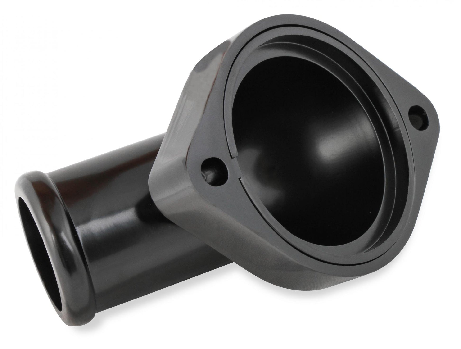 GM LS Water Neck Swivel 30 Degree Angle Black Fits 1997-2020 GM Gen III/IV LS Based Engines Mr Gasket-2
