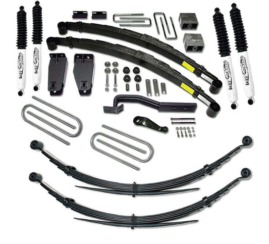 6 Inch Lift Kit 88-96 Ford F250 Kit with Rear Leaf Springs Fits Vehicles with Diesel V10 or 460 Gas Engines Tuff Country