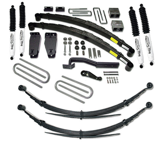 6 Inch Lift Kit 88-96 Ford F250 with Rear Leaf Springs Fits with 351 Engine Tuff Country
