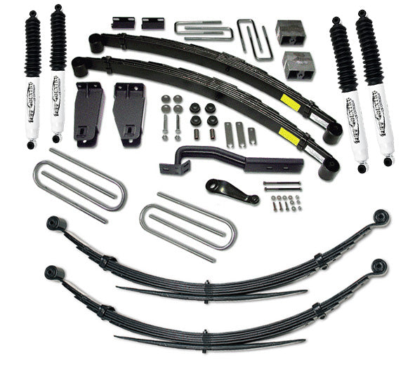 6 Inch Lift Kit 97 Ford F250 with Rear Leaf Springs Fits with 351 Engine Tuff Country