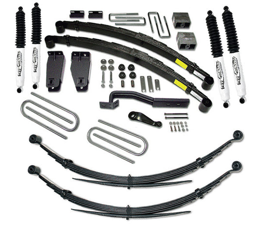 6 Inch Lift Kit 97 Ford F250 with Rear Leaf Springs Fits with 351 Engine Tuff Country