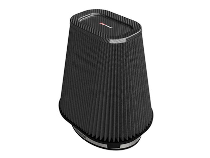 Track Series Intake Replacement Air Filter w/ Black Pro 5R Media (7-1/2 x 5-1/2) Inch F x (9-1/4 x 7-1/4) Inch B So x (6 x 4) Inch T x 9 Inch H aFe Power