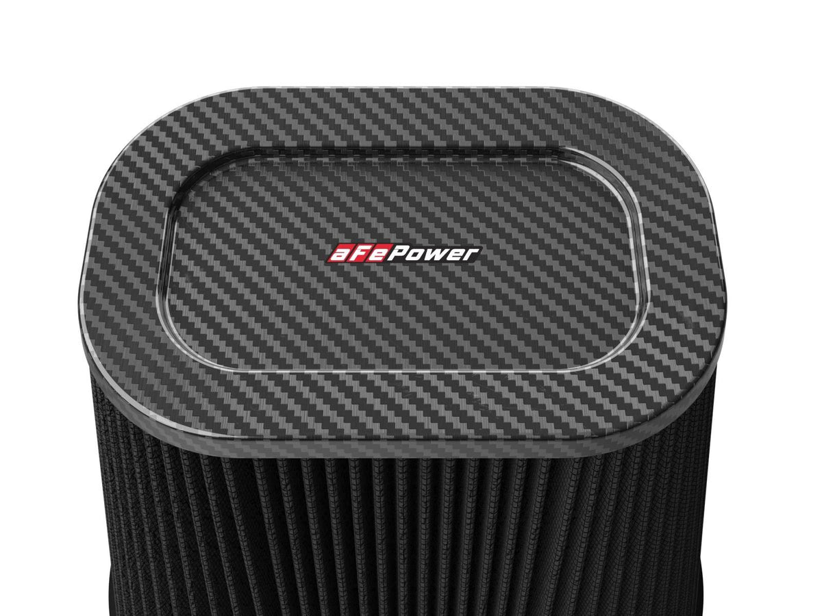 Track Series Intake Replacement Air Filter w/ Black Pro 5R Media (7-1/2 x 5-1/2) Inch F x (9-1/4 x 7-1/4) Inch B So x (6 x 4) Inch T x 9 Inch H aFe Power-3