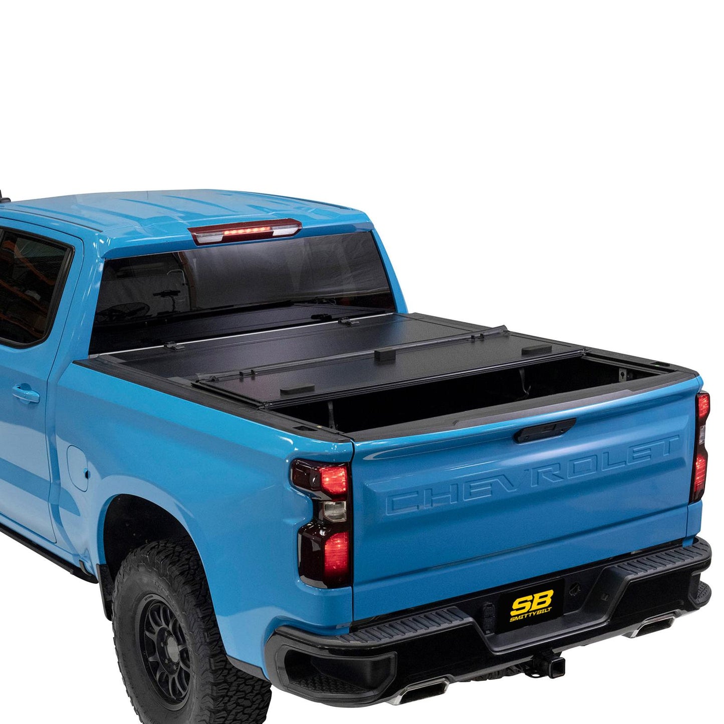 Bed Guard Folding Tonneau Cover 2019-2022 Silverado/Sierra 1500 Smittybilt-1