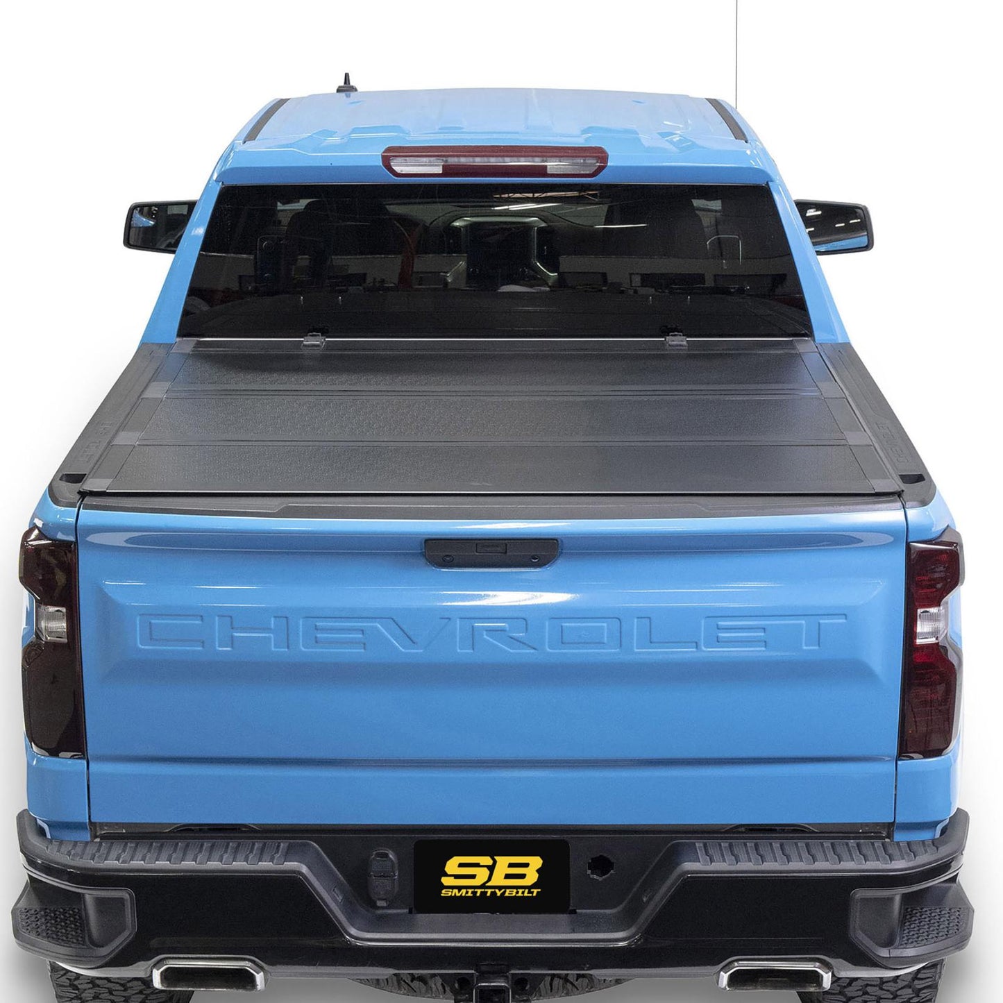 Bed Guard Folding Tonneau Cover 2019-2022 Silverado/Sierra 1500 Smittybilt-9